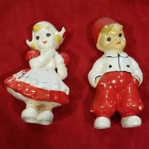 ♥️VINTAGE♥️ RARE 1956 KREISS DUTCH BOY & GIRL